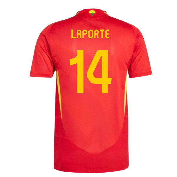 2024-2025 Spain Authentic Home Shirt (Laporte 14)-PitchVibe Kits